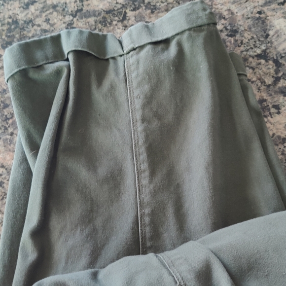 Baxter Brand Chino Jeans Wear Comfort Fit Retro 100% Cotton Pleats cuff bottoms - Picture 5 of 6